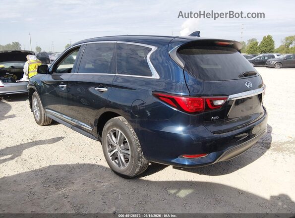 5N1DL0MM9LC529967 2020 INFINITI QX60 Dark Blue Задняя левая четверть
