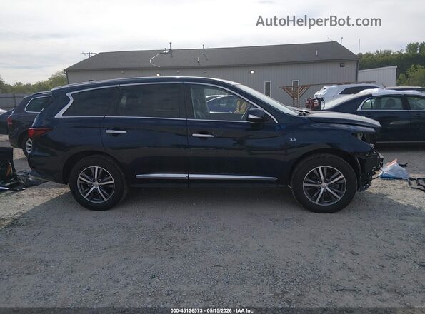 5N1DL0MM9LC529967 2020 INFINITI QX60 Dark Blue Панорамный вид салона 360°