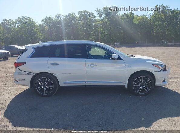 5N1DL0MMXHC501344 2017 INFINITI QX60 White Widok wnętrza z tyłu
