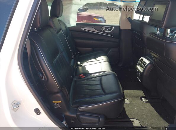 5N1DL0MMXHC501344 2017 INFINITI QX60 White Widok naklejki z numerem VIN