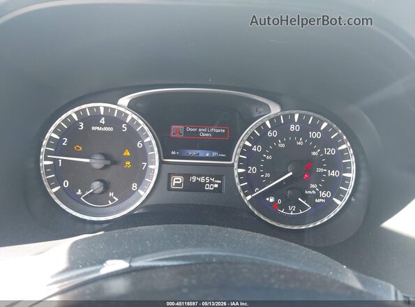 5N1DL0MMXHC501344 2017 INFINITI QX60 White Widok tylnych siedzeń