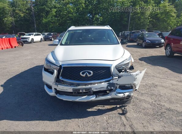 5N1DL0MMXHC501344 2017 INFINITI QX60 White Widok zestawu wskaźników