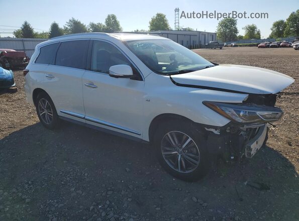5N1DL0MMXKC527322 2019 INFINITI QX60 White Przód prawy