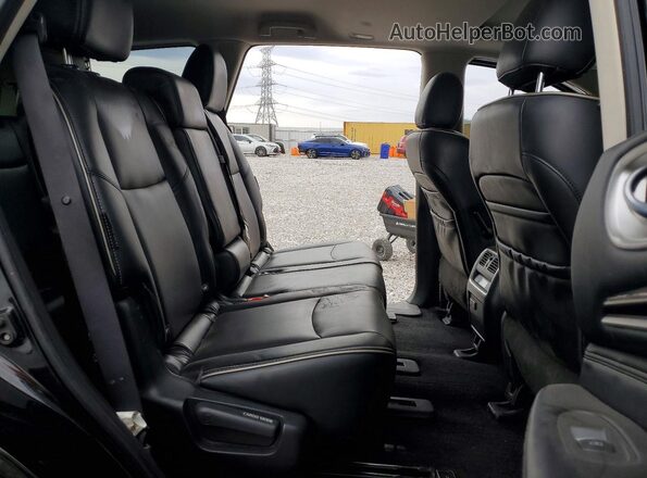 5N1DL0MMXLC520940 2020 INFINITI QX60 Black Widok wnętrza z tyłu