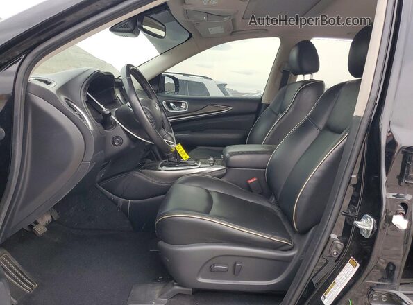 5N1DL0MMXLC520940 2020 INFINITI QX60 Black Widok wnętrza z przodu