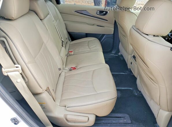 5N1DL0MN0HC512295 2017 INFINITI QX60 White Вид задньої частини салону