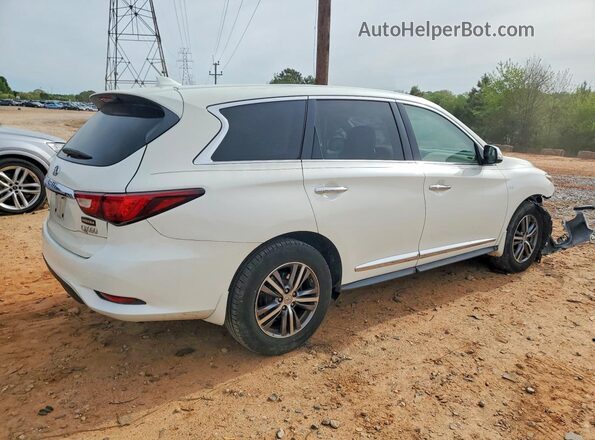 5N1DL0MN0HC512295 2017 INFINITI QX60 White Задня права чверть