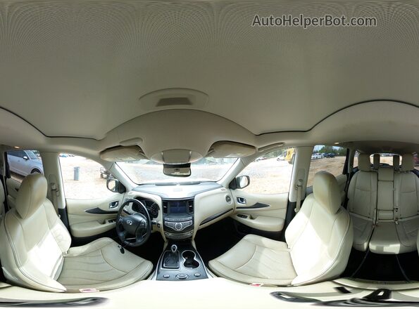 5N1DL0MN0HC512295 2017 INFINITI QX60 White Панорамний вид салону 360°