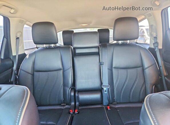 5N1DL0MN0JC504638 2018 INFINITI QX60 Silver უკანა სავარძლების ხედი