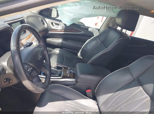 5N1DL0MN0JC519673 2018 INFINITI QX60 Серебряный Вид салона спереди