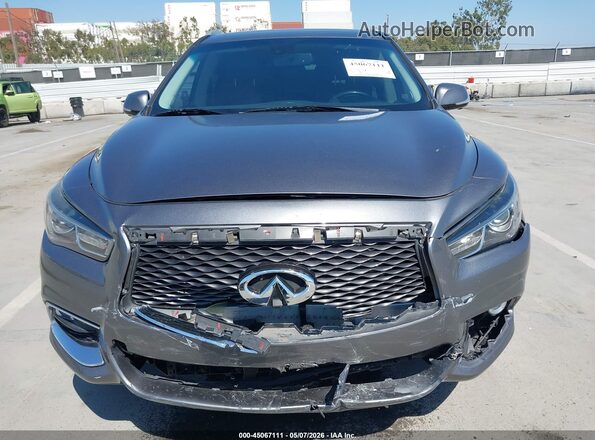 5N1DL0MN1HC542891 2017 INFINITI QX60 Gray ხელსაწყოთა პანელის ხედი
