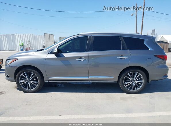 5N1DL0MN1HC542891 2017 INFINITI QX60 Gray სალონის 360-გრადუსიანი ხედი