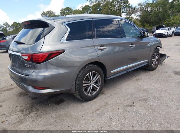 5N1DL0MN2JC504897 2018 INFINITI QX60 Silver Հետևի աջ