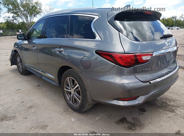5N1DL0MN2JC504897 2018 INFINITI QX60 Silver Հետևի ձախ