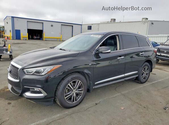 5N1DL0MN2KC529462 2019 INFINITI QX60 Черный Передняя левая четверть