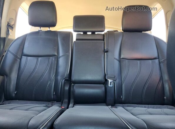 5N1DL0MN3HC523937 2017 INFINITI QX60 Silver უკანა სავარძლების ხედი