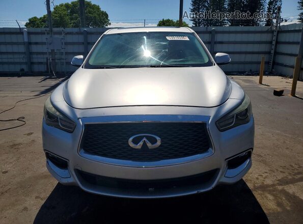 5N1DL0MN3HC523937 2017 INFINITI QX60 Silver წინა ხედი