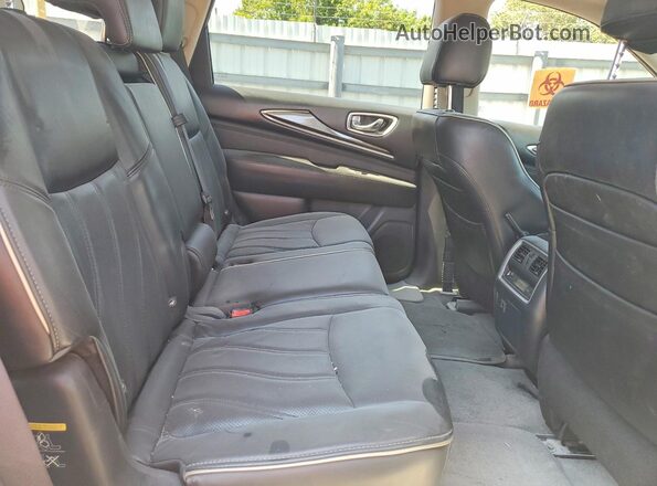 5N1DL0MN3HC523937 2017 INFINITI QX60 Silver უკანა სალონის ხედი
