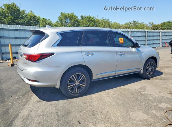 5N1DL0MN3HC523937 2017 INFINITI QX60 Silver უკანა მარჯვენა