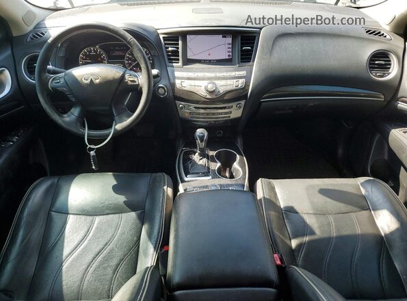 5N1DL0MN3HC527910 2017 INFINITI QX60 Gray Vista del salpicadero