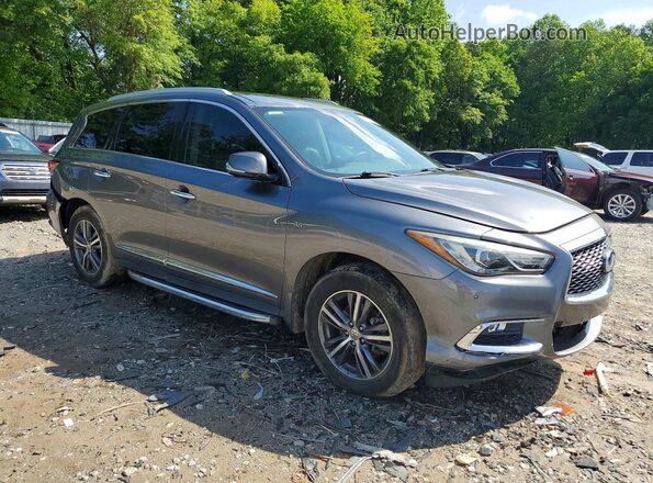 5N1DL0MN3HC527910 2017 INFINITI QX60 Gray Delantero derecho