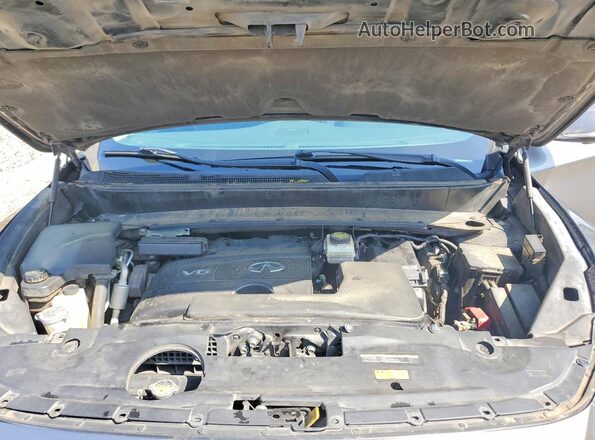 5N1DL0MN3HC527910 2017 INFINITI QX60 Gray Vista del compartimento del motor