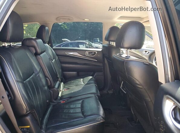 5N1DL0MN3HC527910 2017 INFINITI QX60 Gray Vista interior trasera