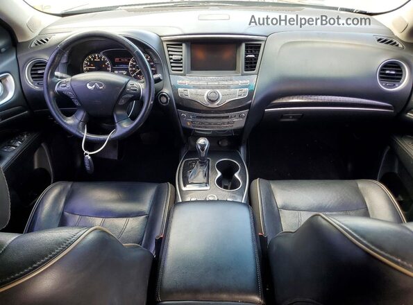 5N1DL0MN3JC509929 2018 INFINITI QX60 Black Widok deski rozdzielczej