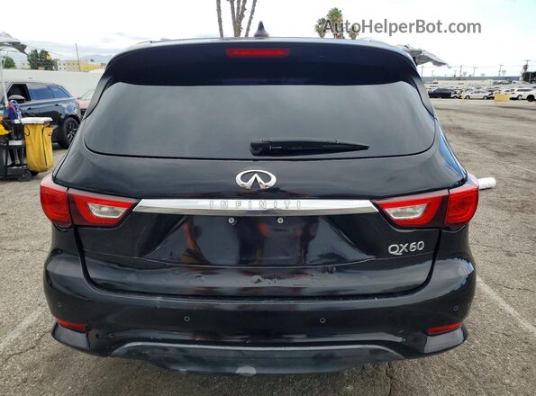 5N1DL0MN3JC509929 2018 INFINITI QX60 Black Widok z tyłu