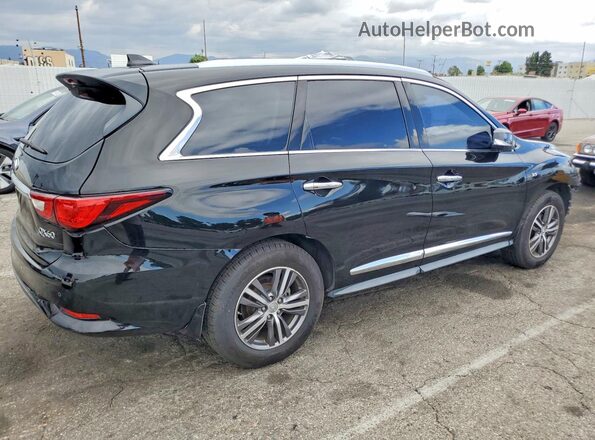 5N1DL0MN3JC509929 2018 INFINITI QX60 Black Tył prawy