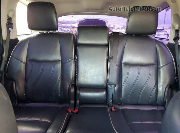5N1DL0MN3JC509929 2018 INFINITI QX60 Black Widok tylnych siedzeń