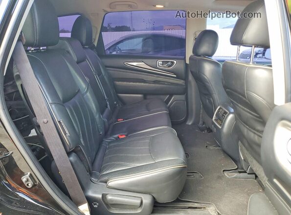 5N1DL0MN3JC509929 2018 INFINITI QX60 Black Widok wnętrza z tyłu