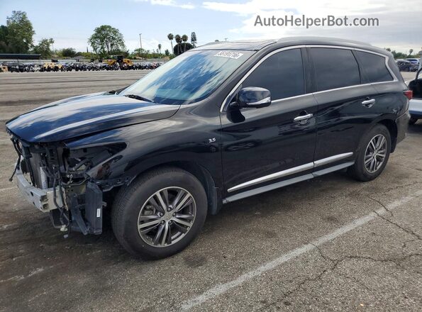 5N1DL0MN3JC509929 2018 INFINITI QX60 Black Przód lewy