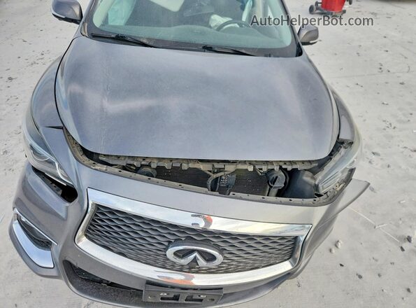 5N1DL0MN3KC552328 2019 INFINITI QX60 Gray Widok komory silnika