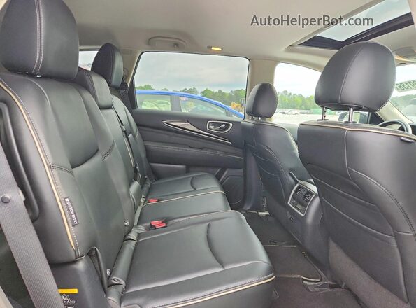 5N1DL0MN3LC545218 2020 INFINITI QX60 Черный Вид задней части салона