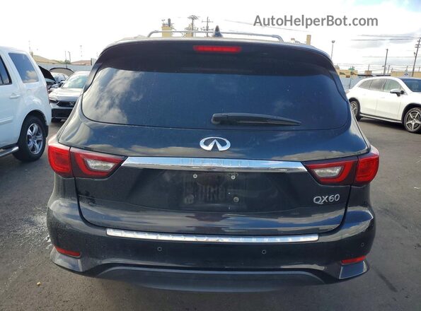 5N1DL0MN3LC547471 2020 INFINITI QX60 Black Widok z tyłu