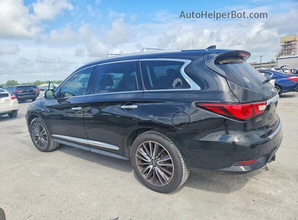 5N1DL0MN4HC547082 2017 INFINITI QX60 Черный Задняя левая четверть