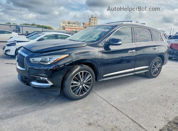 5N1DL0MN4HC547082 2017 INFINITI QX60 Черный Передняя левая четверть