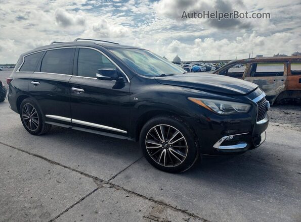 5N1DL0MN4HC547082 2017 INFINITI QX60 Черный Передняя правая четверть