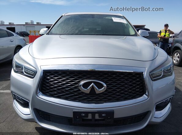 5N1DL0MN4JC533284 2018 INFINITI QX60 Silver Front view
