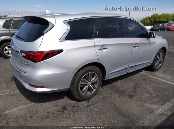 5N1DL0MN4JC533284 2018 INFINITI QX60 Silver Rear right