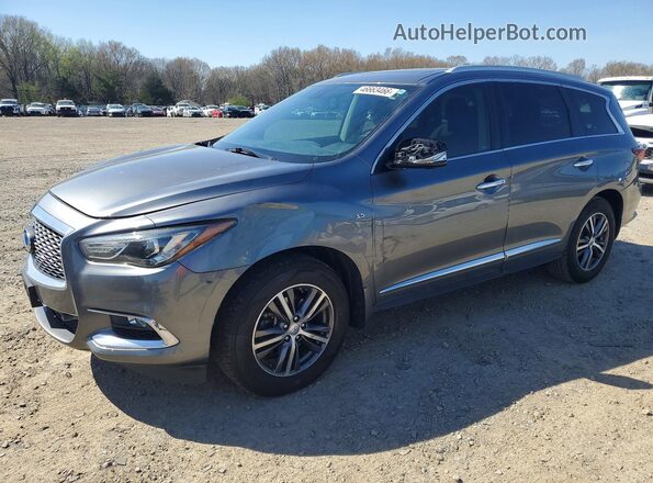 5N1DL0MN5JC500858 2018 INFINITI QX60 Серый Передняя левая четверть