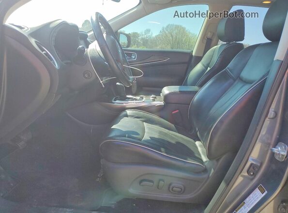 5N1DL0MN5JC500858 2018 INFINITI QX60 Серый Вид салона спереди