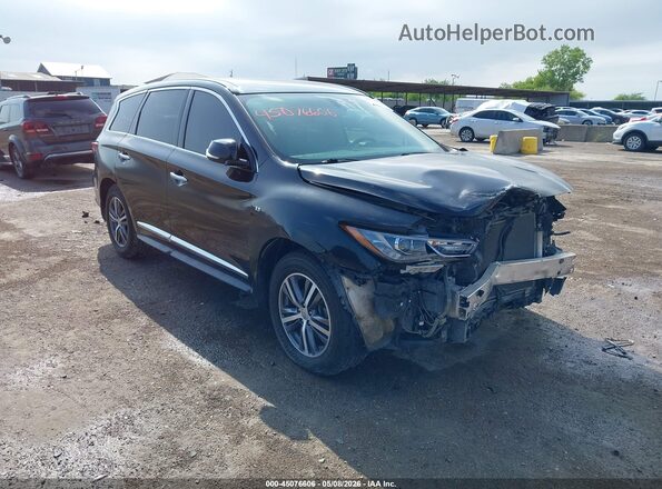 5N1DL0MN5JC503792 2018 INFINITI QX60 Черный Передняя правая четверть