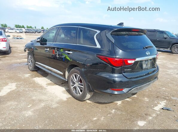 5N1DL0MN5JC503792 2018 INFINITI QX60 Черный Задняя левая четверть