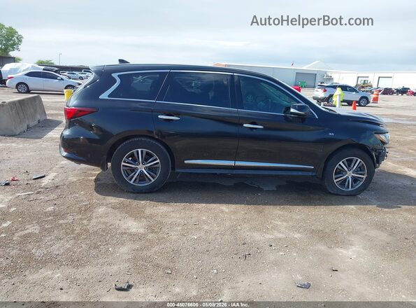 5N1DL0MN5JC503792 2018 INFINITI QX60 Черный Вид задней части салона