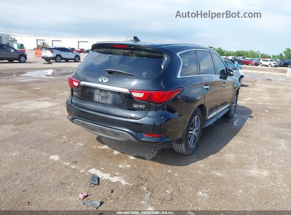 5N1DL0MN5JC503792 2018 INFINITI QX60 Черный Задняя правая четверть