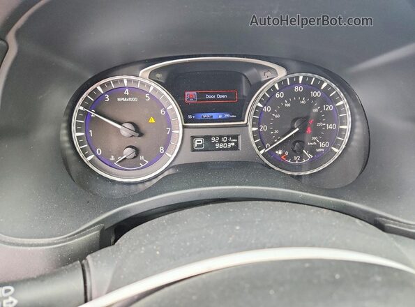 5N1DL0MN5LC532728 2020 INFINITI QX60 Синий Вид щитка приборов