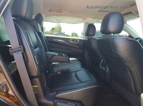 5N1DL0MN5LC542272 2020 INFINITI QX60 Коричневый Вид задней части салона