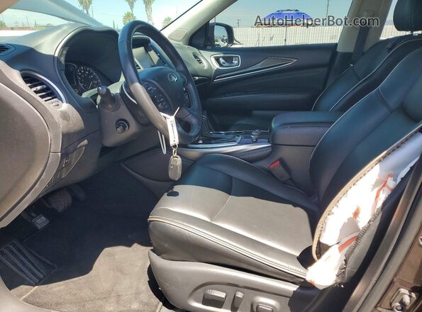 5N1DL0MN5LC542272 2020 INFINITI QX60 Коричневый Вид салона спереди